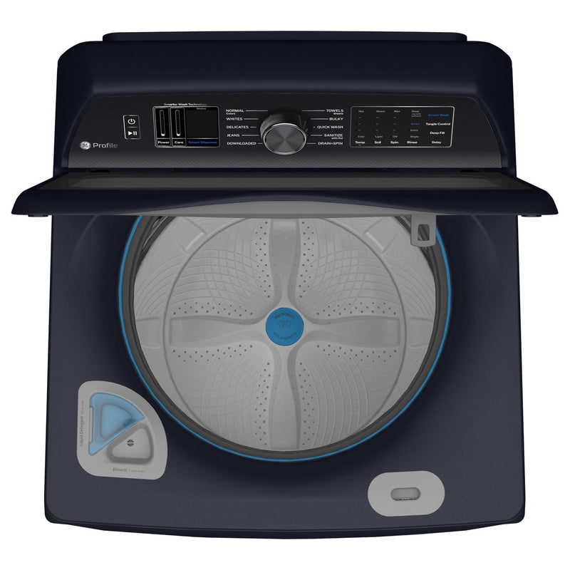 GE Profile Washer with Smarter Wash Technology and Adaptive SmartDispense PTW800BPWRS IMAGE 2