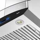  Vesta 36-inch Bremen Series Wall Mount Range Hood with Voice Control DC Motor VRH-BREMEN-36SS IMAGE 10