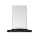  Vesta 36-inch Bremen Series Wall Mount Range Hood with Voice Control DC Motor VRH-BREMEN-36SS IMAGE 3