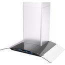  Vesta 36-inch Bremen Series Wall Mount Range Hood with Voice Control DC Motor VRH-BREMEN-36SS IMAGE 5