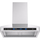  Vesta 30-inch Munich Series Wall Mount Range Hood with Voice Control DC Motor VRH-MUNICH-30SS IMAGE 1