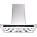  Vesta 30-inch Hamburg Series Wall Mount Range Hood with Voice Control DC Motor VRH-HAMBURG-30-SS IMAGE 1
