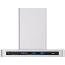  Vesta 30-inch Hamburg Series Wall Mount Range Hood with Voice Control DC Motor VRH-HAMBURG-30-SS IMAGE 2