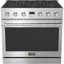  Vesta 36-inch Freestanding Gas Range VRG-ALBERTA-36SS IMAGE 4