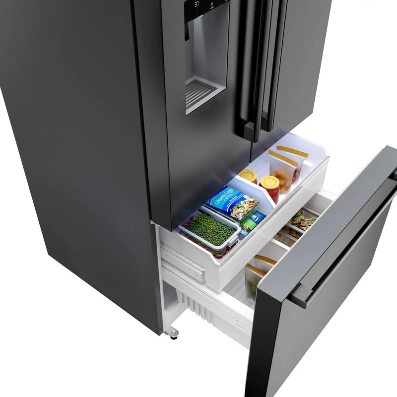 Bosch 36-inch 500 Series French Door Bottom Mount B36FD52SNB IMAGE 11