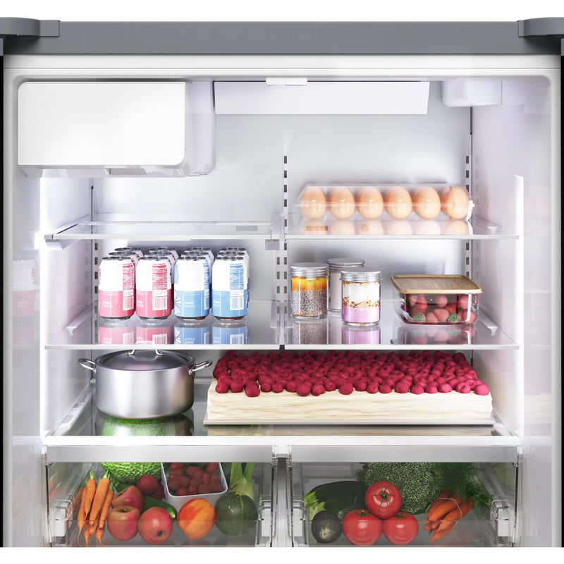 Bosch 36-inch 500 Series French Door Bottom Mount B36FD52SNB IMAGE 7