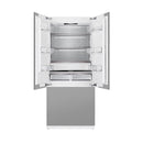 Elica Dolomite 36-inch Built-In French Door Bottom-Mount Refrigeration ER36FRB19IPR IMAGE 2