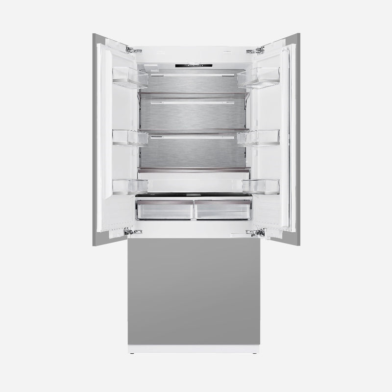 Elica Dolomite 36-inch Built-In French Door Bottom-Mount Refrigeration ER36FRB19IPR IMAGE 5
