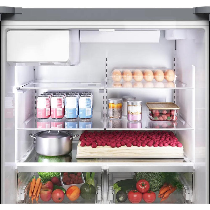 Bosch 36-inch 500 Series French Door Bottom Mount B36CD52SNB IMAGE 9