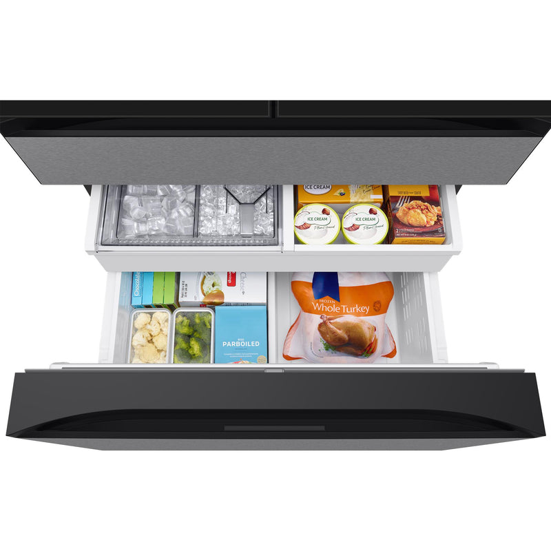 Samsung 36-Inch 29 Cu.Ft. Bespoke AI 4-Door French Door Refrigerator with AI Home Screen RF90F29BECRAA IMAGE 10