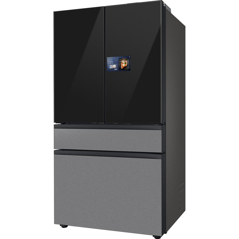 Samsung 36-Inch 29 Cu.Ft. Bespoke AI 4-Door French Door Refrigerator with AI Home Screen RF90F29BECRAA IMAGE 4