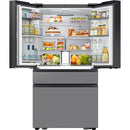 Samsung 36-Inch 29 Cu.Ft. Bespoke AI 4-Door French Door Refrigerator with AI Home Screen RF90F29BECRAA IMAGE 6