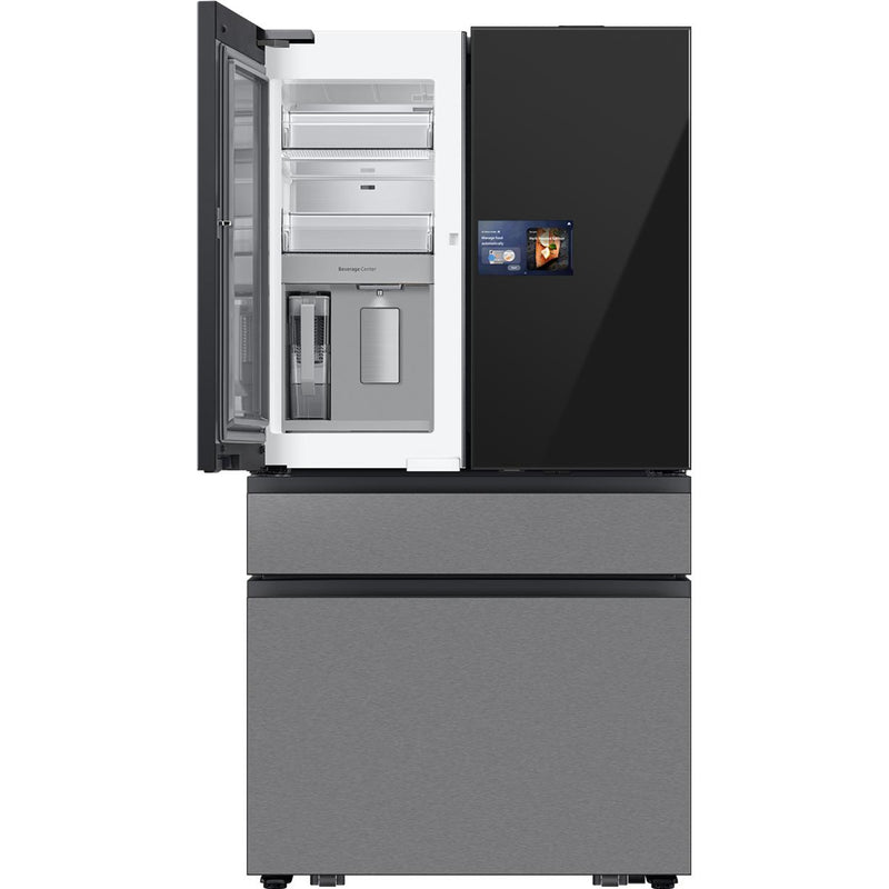 Samsung 36-Inch 29 Cu.Ft. Bespoke AI 4-Door French Door Refrigerator with AI Home Screen RF90F29BECRAA IMAGE 8