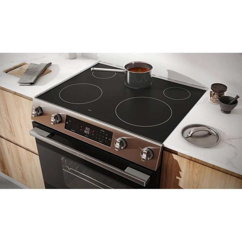 Bosch 30-inch Slide-in Electric Range with Convection Technology HEF1050MC IMAGE 13