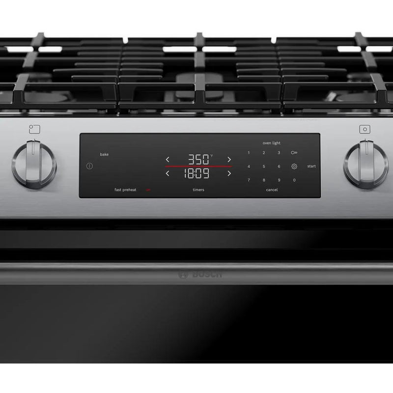 Bosch 30-inch Slide-in Gas Range with Convection Technology HGF1050MUC IMAGE 10