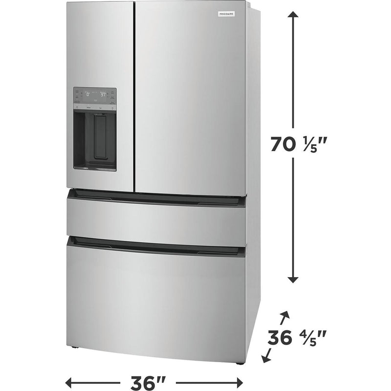 Frigidaire 36-inch, 26.3 cu. ft. French 4-Door Refrigerator with External Water and Ice System FRMS2733AV IMAGE 9