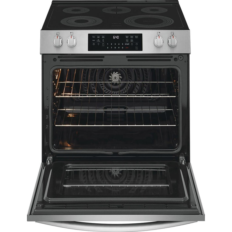Frigidaire Gallery 30-inch Freestanding Electric Range with Total Convection GCFE305CBF IMAGE 4