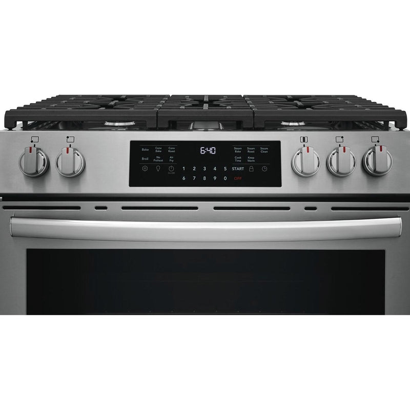 Frigidaire Gallery 30-inch Freestanding Gas Range with Convection Technology GCFG3059BF IMAGE 4