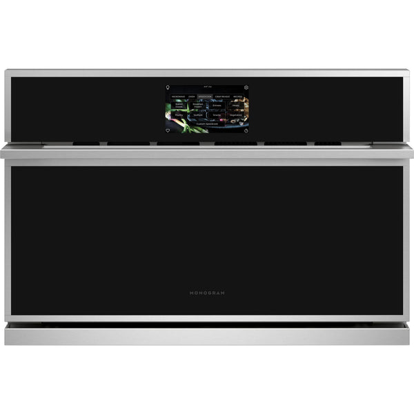  Monogram 30-inch, 1.70 cu. ft. Minimalist Five-in-One Wall Oven with 120V Advantium® Technology ZSB9131VSS IMAGE 1