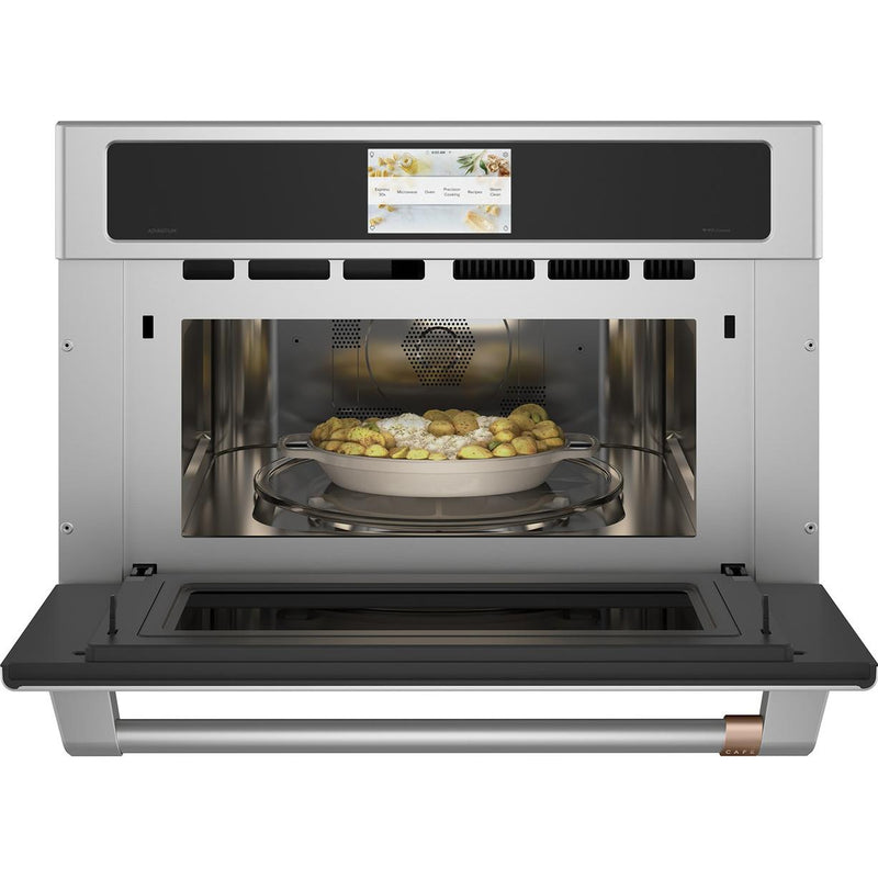 Café 30-inch, 1.7 cu.ft. Built-in Single Wall Oven with Advantium® Technology CSB923P2VS1 IMAGE 3