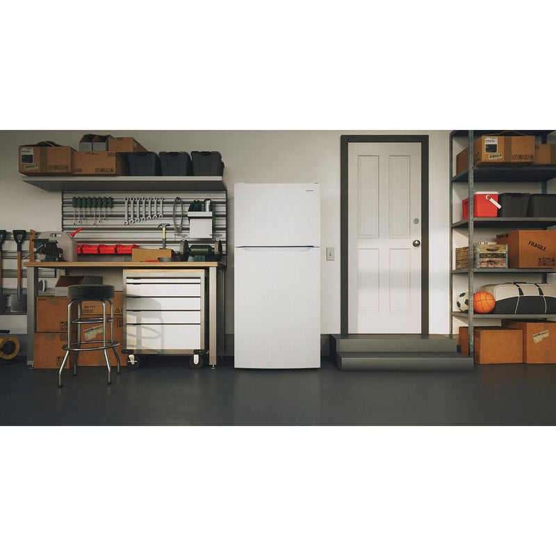 Frigidaire 30-inch, 18 cu. ft. Freestanding Garage Ready Top Freezer Refrigerator FRTE1835AW IMAGE 8