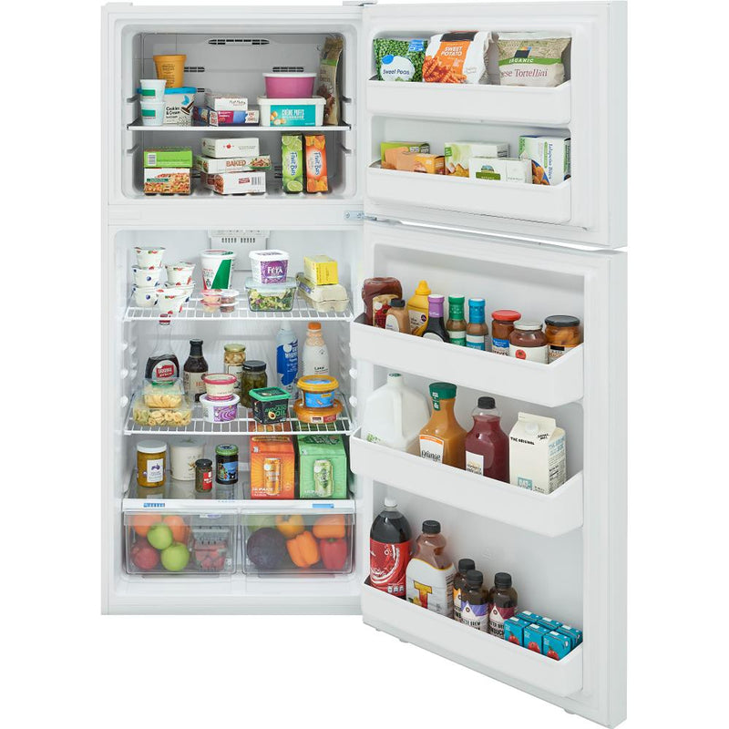 Frigidaire 30-inch, 18.17 cu. ft. Freestanding Top Freezer Refrigerator FFHT1814YW IMAGE 3