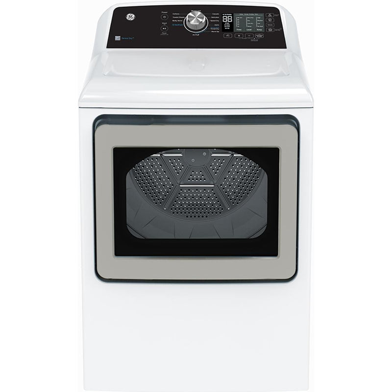 GE 7.4 cu.ft. Top Load Electric Dryer with SaniFresh Cycle GTD68EBMRWS IMAGE 1