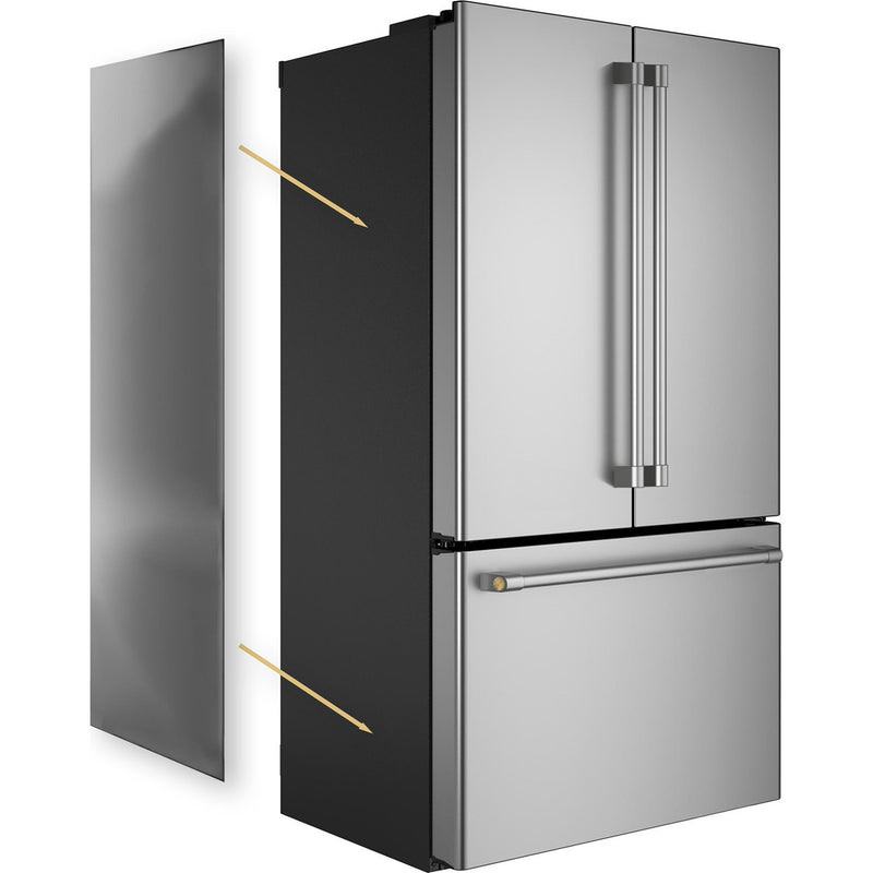  Monogram Stainless Steel Side Panels for French Door Bottom Freezer - Left ZKLBLSCYSS IMAGE 3