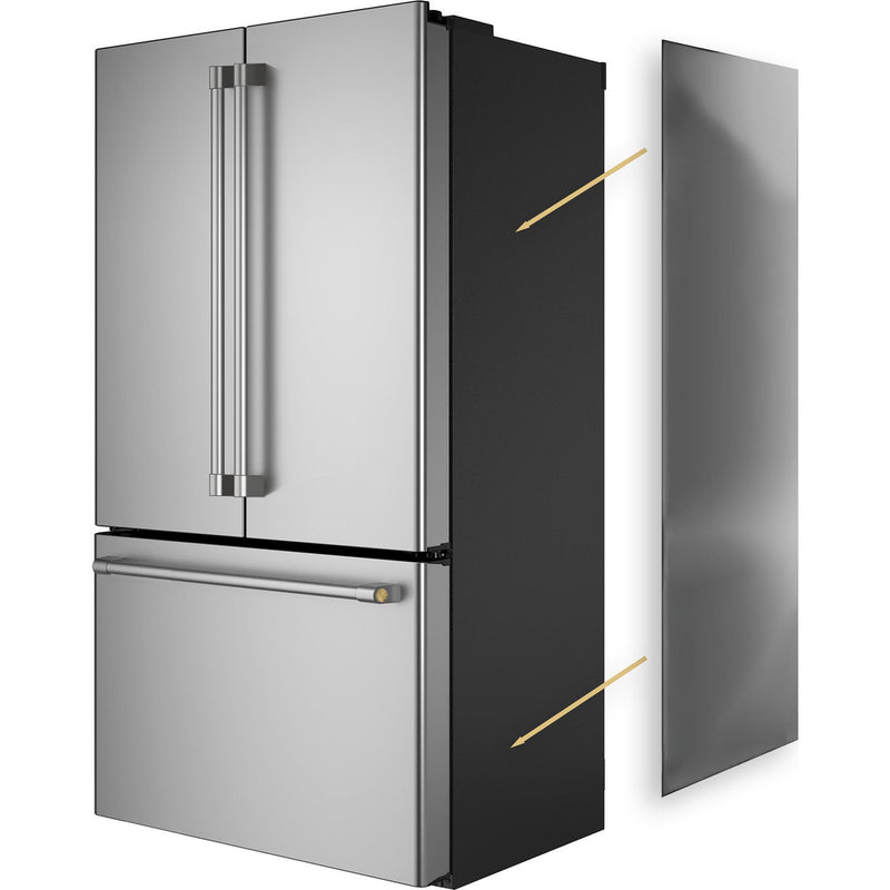  Monogram Stainless Steel Side Panels for French Door Bottom Freezer - Right ZKLBRSCYSS IMAGE 3