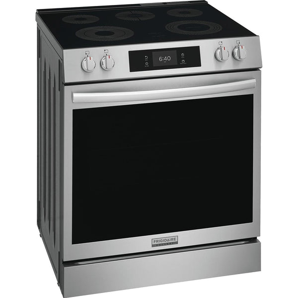 Frigidaire Gallery 30-inch Electric Range with Stone-Baked Pizza GCFE307CBF IMAGE 1
