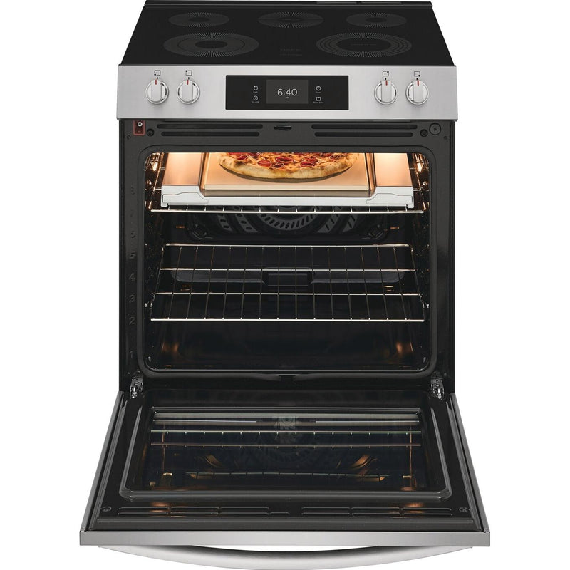Frigidaire Gallery 30-inch Electric Range with Stone-Baked Pizza GCFE307CBF IMAGE 2