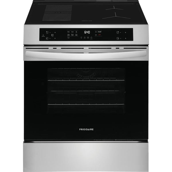 Frigidaire 30-inch Front Control Induction Range with Air Fry FCFI308CBS IMAGE 1