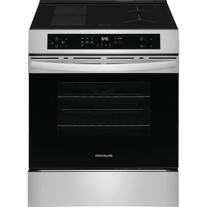 Frigidaire 30-inch Front Control Induction Range with Air Fry FCFI308CBS IMAGE 1