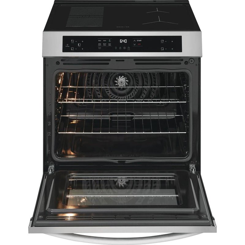 Frigidaire 30-inch Front Control Induction Range with Air Fry FCFI308CBS IMAGE 2