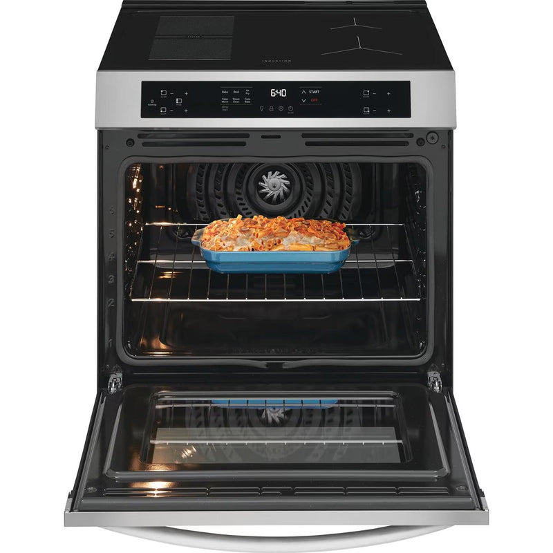 Frigidaire 30-inch Front Control Induction Range with Air Fry FCFI308CBS IMAGE 3