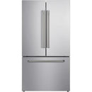  Vesta Yukon 36-inch, 22.5 cu. ft. Counter-Depth French 3-Door Refrigerator with Ice Maker VRF-Yukon-36SS IMAGE 1