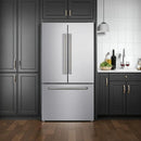  Vesta Yukon 36-inch, 22.5 cu. ft. Counter-Depth French 3-Door Refrigerator with Ice Maker VRF-Yukon-36SS IMAGE 7