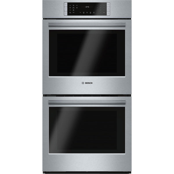 Bosch 27-inch, 7.8 cu. ft. Built-in Double Wall Oven with Convection HBN8651UC IMAGE 1
