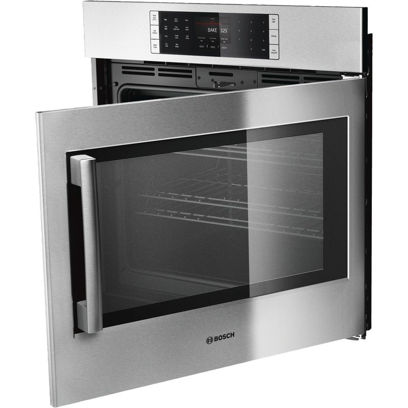 Bosch 30-inch, 4.6 cu. ft. Built-in Single Wall Oven with Convection HBLP451RUC IMAGE 2
