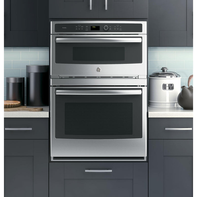 GE Profile 30-inch, 5 cu. ft. Built-in Combination Wall Oven with Convection PT7800SHSS IMAGE 10