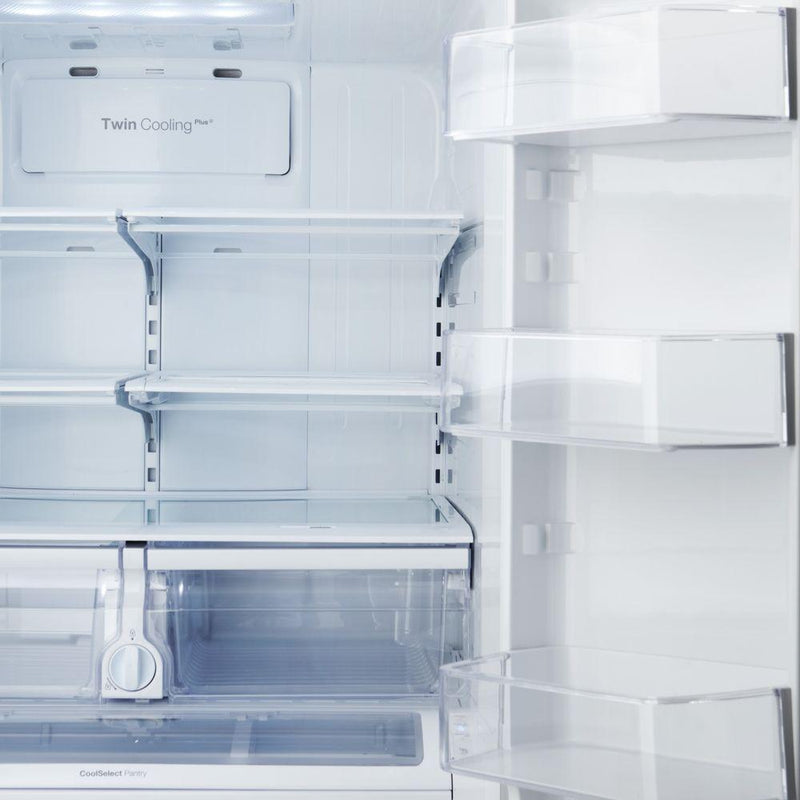 Samsung 36-inch, 24.6 cu. ft. French 3-Door Refrigerator with Ice and Water RF263BEAESR/AA IMAGE 7