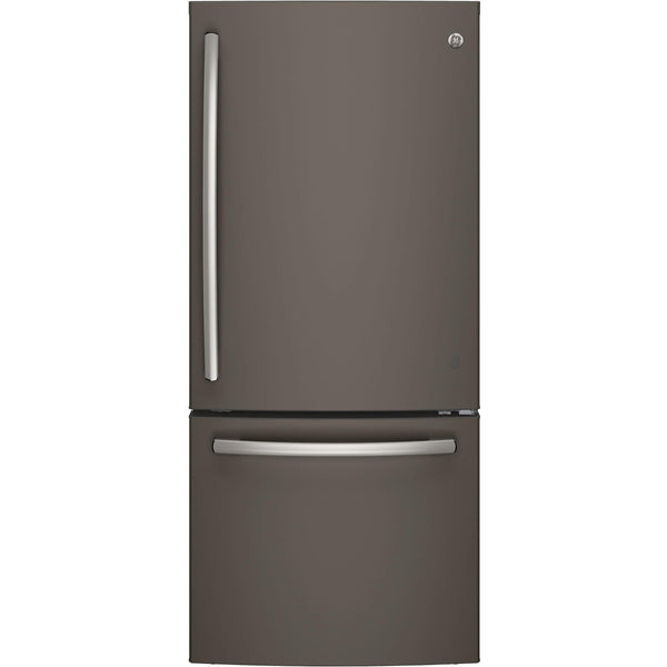 GE 30-inch, 20.9 cu. ft. Bottom Freezer Refrigerator GDE21DMKES IMAGE 1