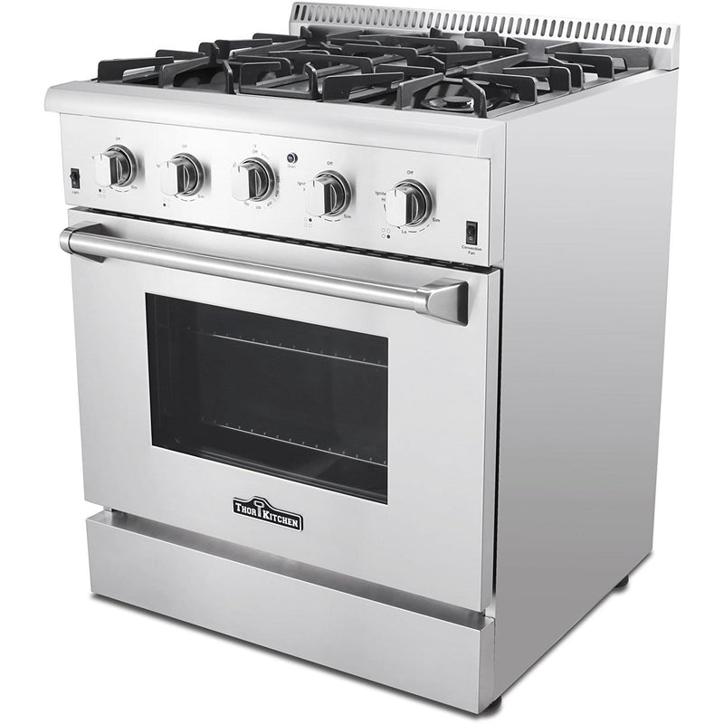 Thor Kitchen 30-inch Freestanding Gas Range with Convection Technology HRG3080U IMAGE 6