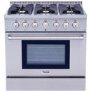 Thor Kitchen 36-inch Freestanding Gas Range HRG3618U IMAGE 1