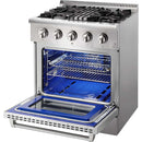 Thor Kitchen 30-inch Slide-In Dual-Fuel Range HRD3088U IMAGE 5