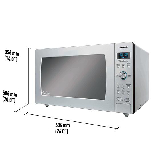 Panasonic 24-inch, 2 cu. ft. Countertop Microwave Oven NN-SD986S IMAGE 2