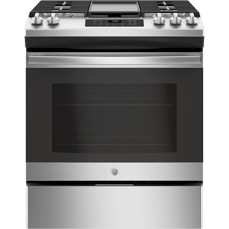 GE 30-inch Slide-in Gas Range with Steam Clean Oven JCGSS66SELSS IMAGE 1
