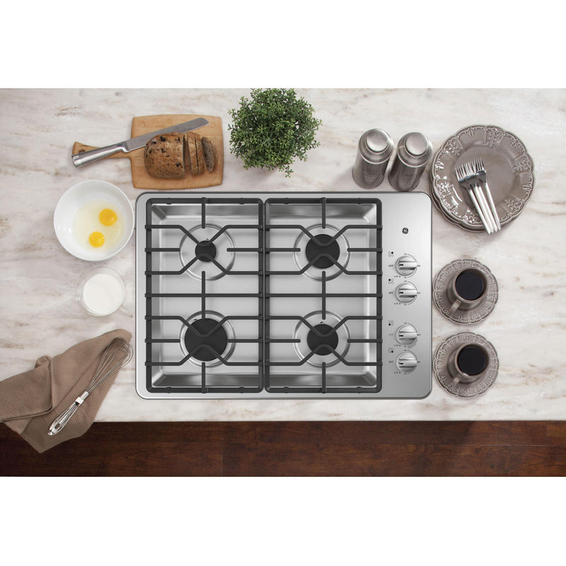 GE 30-inch Built-in Electric Cooktop JEP5030STSS