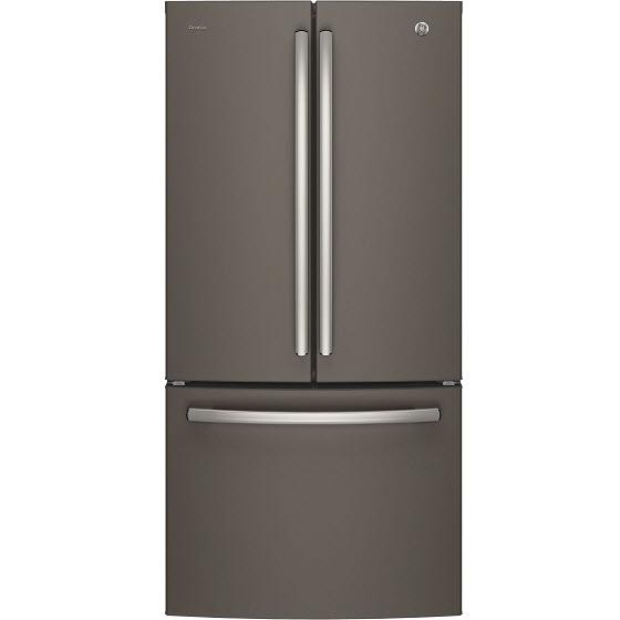 GE Profile 33-inch, 24.8 cu. ft. French 3-Door Refrigerator PNE25NMLKES IMAGE 1