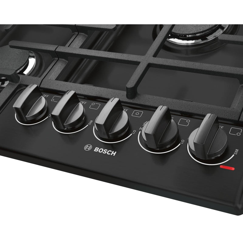 Bosch 36-inch Built-in Gas Cooktop with OptiSim® Burner NGM8646UC IMAGE 2